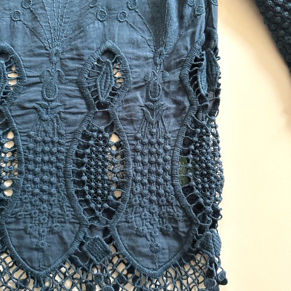 RALPH LAUREN Scallop‎ Trim Cotton Top - Picture 5 of 6